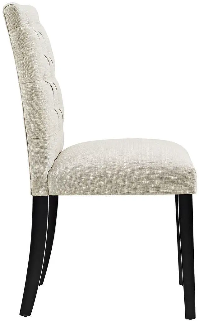 Alt view image 4 of 5 - Duchess Dining Chair Fabric Set of 4 - Beige