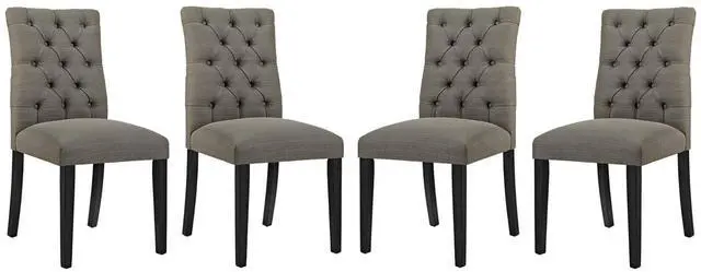 Main image of Duchess Fabric Dining Chair Set of 4 by Modway