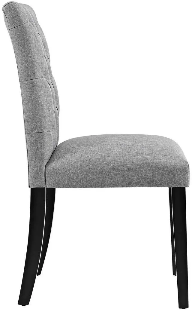 Alt view image 4 of 5 - Duchess Dining Chair Fabric Set of 4 - Light Gray