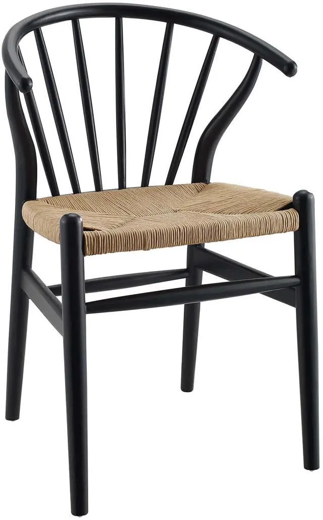 Alt view image 5 of 8 - Flourish Spindle Wood Dining Side Chair Set of 2 Black