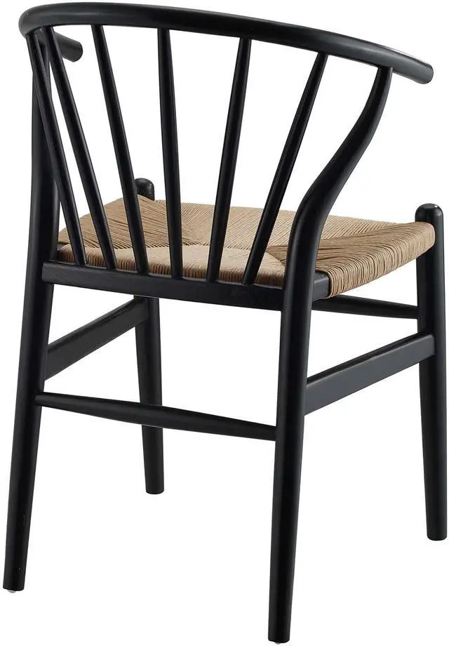 Alt view image 7 of 8 - Flourish Spindle Wood Dining Side Chair Set of 2 Black