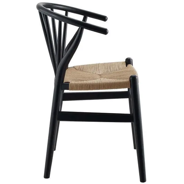 Alt view image 6 of 8 - Flourish Spindle Wood Dining Side Chair Set of 2 Black