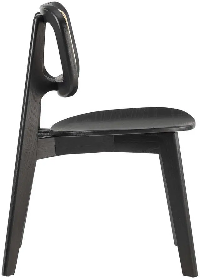 Alt view image 5 of 8 - Habitat Wood Dining Side Chair