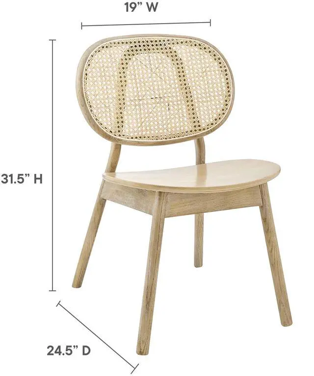 Alt view image 4 of 8 - Malina Wood Dining Side Chair