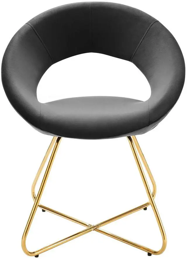 Alt view image 7 of 8 - Nouvelle Performance Velvet Dining Chair Set of 2