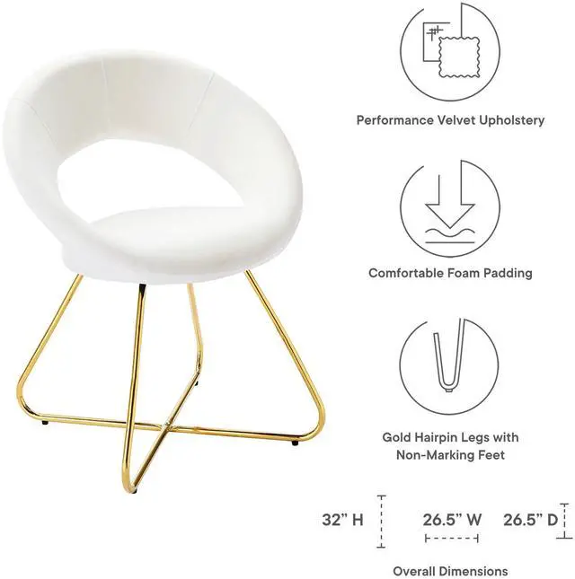 Alt view image 3 of 8 - Nouvelle Performance Velvet Dining Chair Set of 2