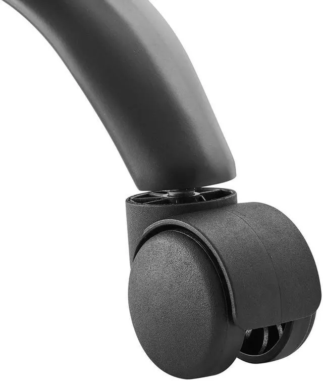 Alt view image 7 of 7 - Prim Armless Vegan Leather Drafting Chair by Modway