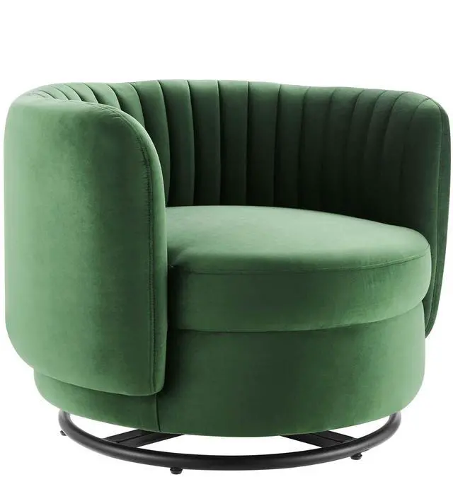 Main image of Embrace Tufted Performance Velvet Swivel Chair by Modway