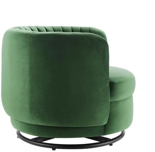 Alt view image 2 of 7 - Embrace Tufted Performance Velvet Swivel Chair by Modway