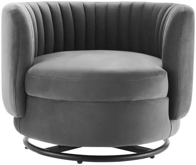 Alt view image 4 of 7 - Embrace Tufted Performance Velvet Swivel Chair by Modway