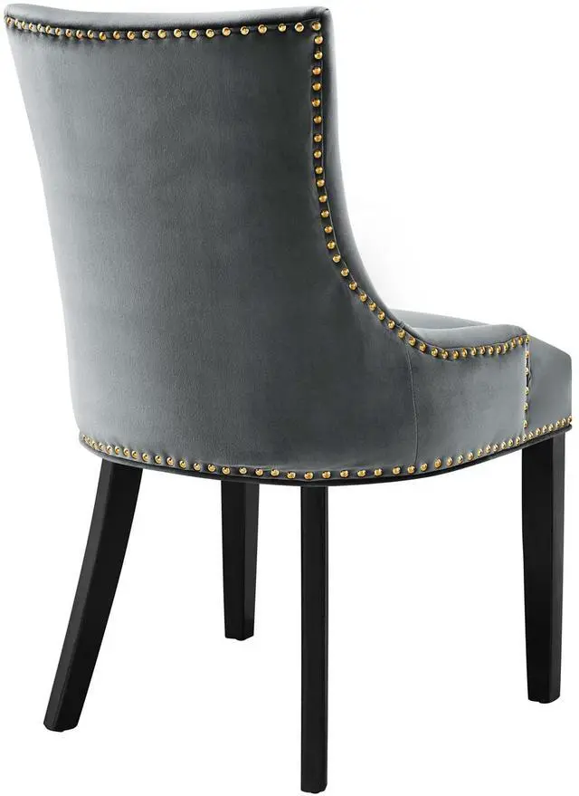 Alt view image 5 of 7 - Marquis Performance Velvet Dining Chairs Set of 2 by Modway