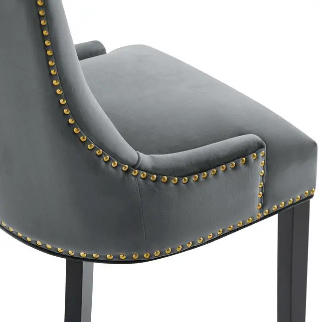 Alt view image 6 of 7 - Marquis Performance Velvet Dining Chairs Set of 2 by Modway