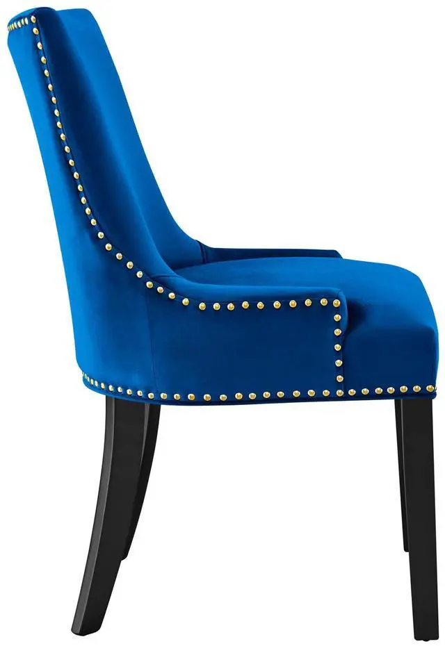 Alt view image 4 of 7 - Marquis Performance Velvet Dining Chairs Set of 2 by Modway