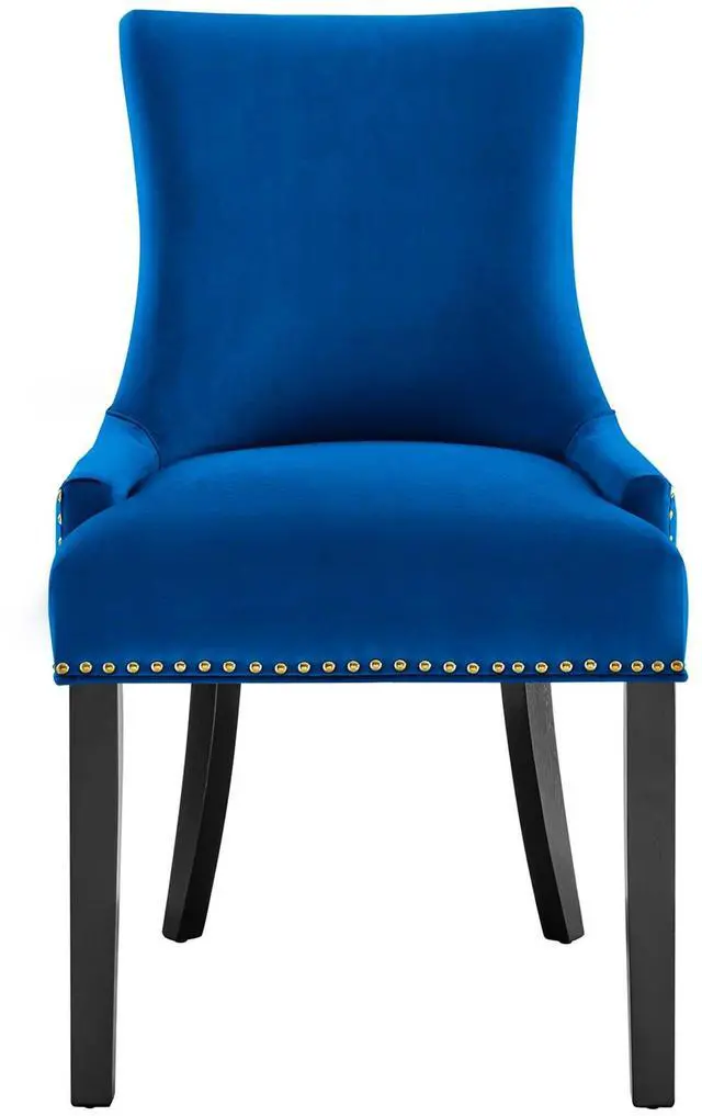 Alt view image 7 of 7 - Marquis Performance Velvet Dining Chairs Set of 2 by Modway