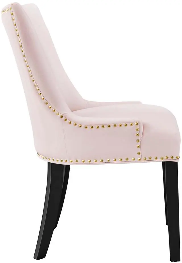 Alt view image 4 of 7 - Marquis Performance Velvet Dining Chairs Set of 2 by Modway