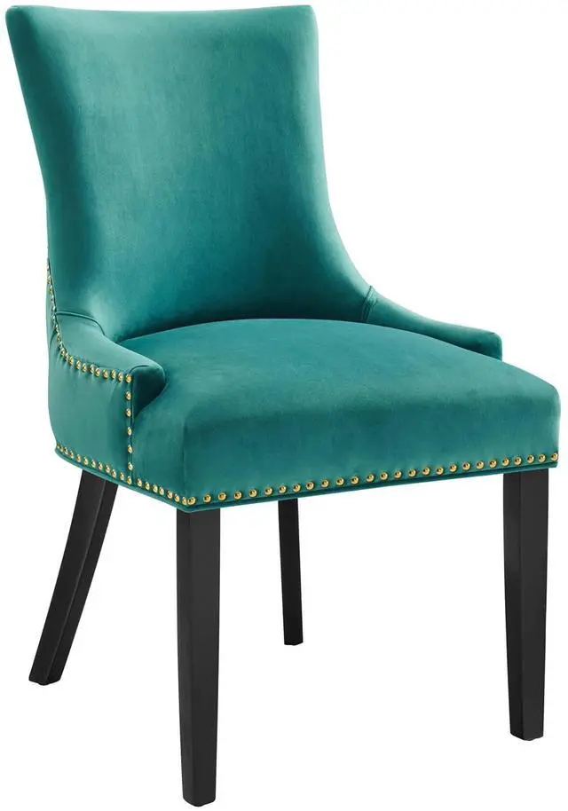 Alt view image 3 of 7 - Marquis Performance Velvet Dining Chairs Set of 2 by Modway