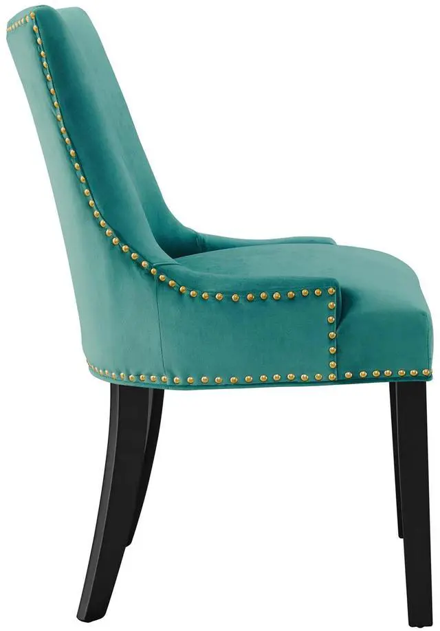 Alt view image 4 of 7 - Marquis Performance Velvet Dining Chairs Set of 2 by Modway