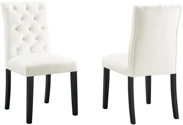 Main image of Duchess Performance Velvet Dining Chairs Set of 2 by Modway