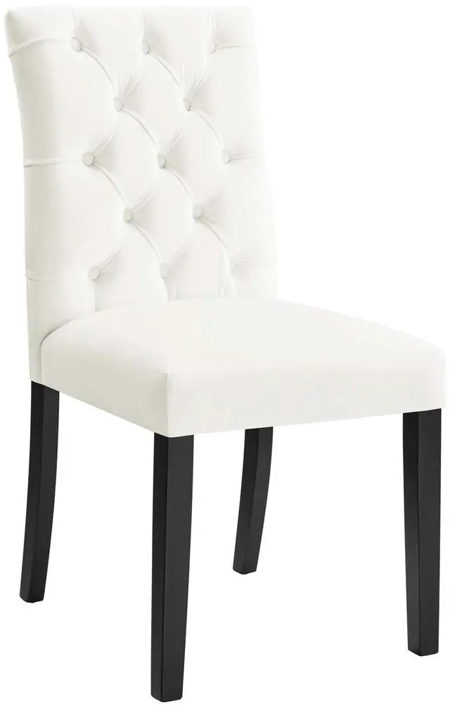 Alt view image 3 of 7 - Duchess Performance Velvet Dining Chairs Set of 2 by Modway