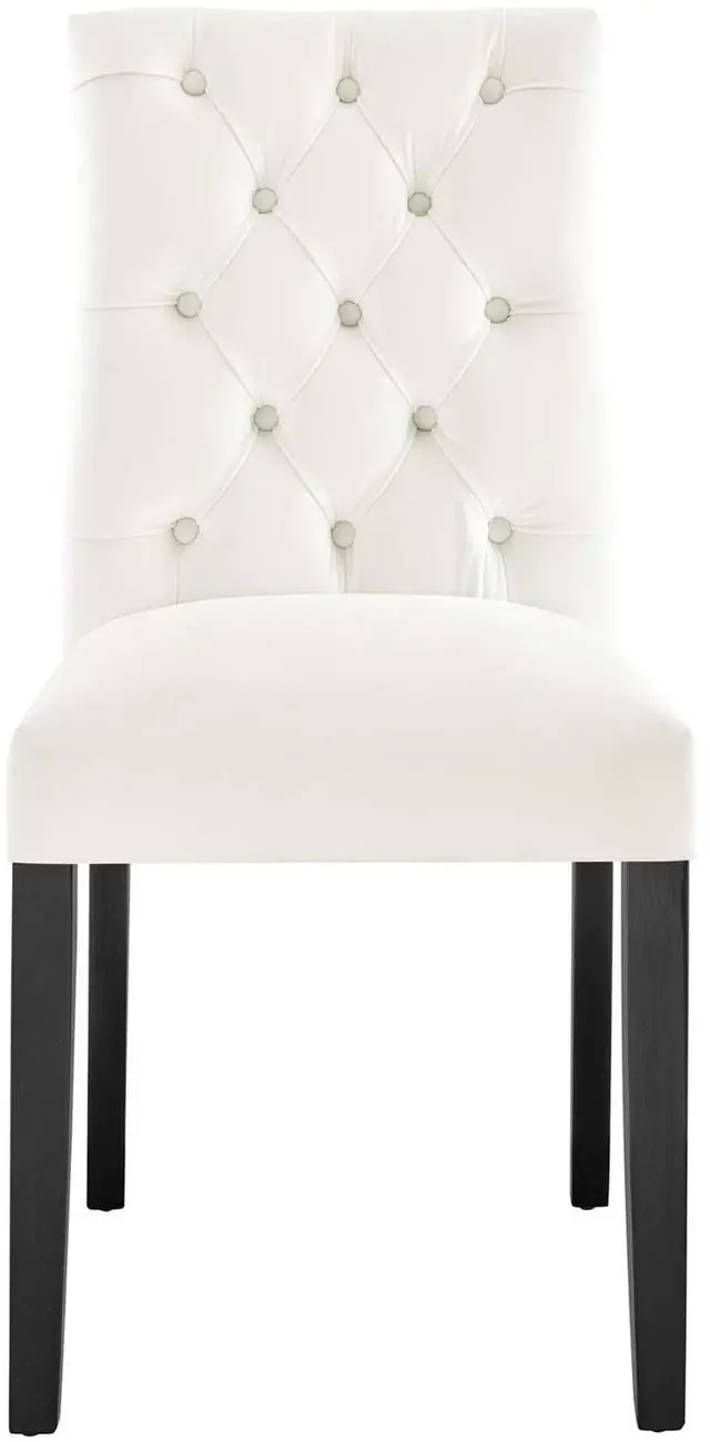 Alt view image 7 of 7 - Duchess Performance Velvet Dining Chairs Set of 2 by Modway