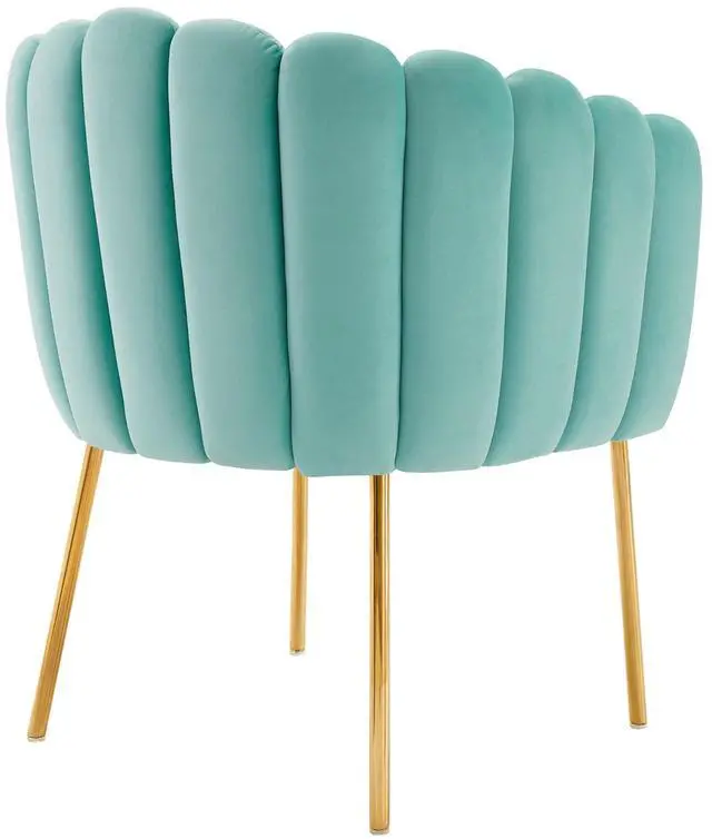 Alt view image 6 of 8 - Sanna Channel Tufted Performance Velvet Armchair