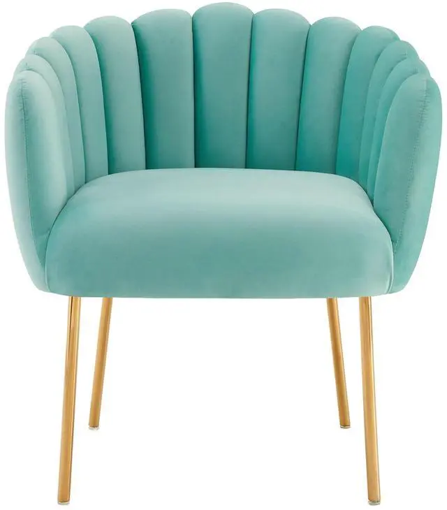 Alt view image 7 of 8 - Sanna Channel Tufted Performance Velvet Armchair