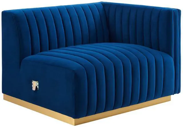 Main image of Conjure Channel Tufted Performance Velvet Right-Arm Chair by Modway