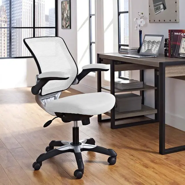 Alt view image 7 of 7 - Edge Mesh Office Chair - White