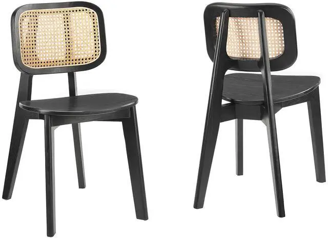 Alt view image 7 of 13 - Habitat Wood Dining Side Chair Set of 2