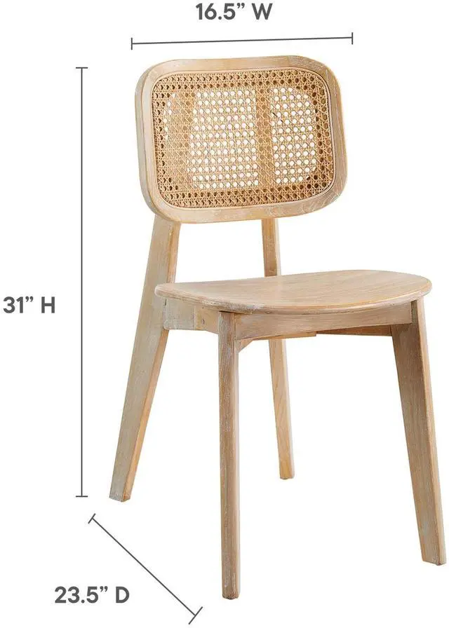 Alt view image 9 of 13 - Habitat Wood Dining Side Chair Set of 2