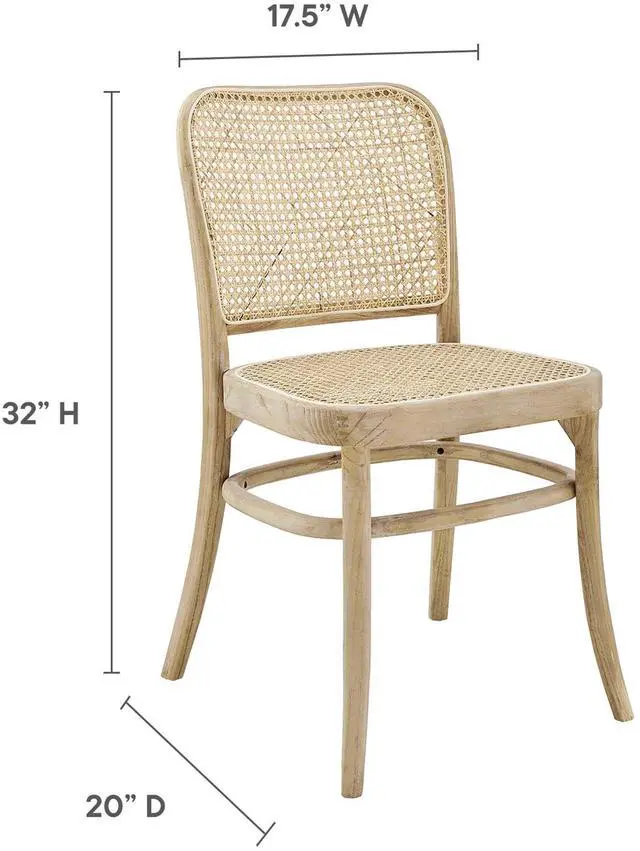 Alt view image 8 of 13 - Winona Wood Dining Side Chair Set of 2