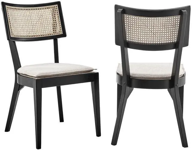 Alt view image 7 of 13 - Caledonia Wood Dining Chair Set of 2