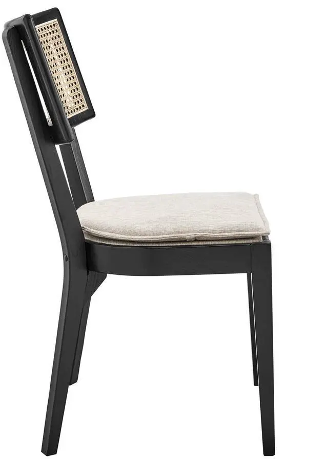 Alt view image 9 of 13 - Caledonia Wood Dining Chair Set of 2