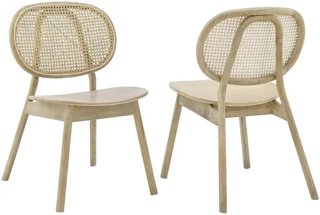 Alt view image 7 of 13 - Malina Wood Dining Side Chair Set of 2