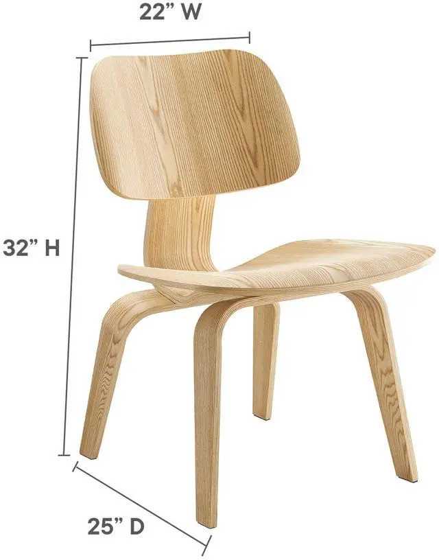 Alt view image 3 of 7 - Fathom Wood Dining Chair by Modway