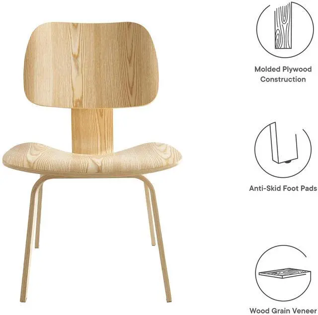 Alt view image 2 of 7 - Fathom Wood Dining Chair by Modway