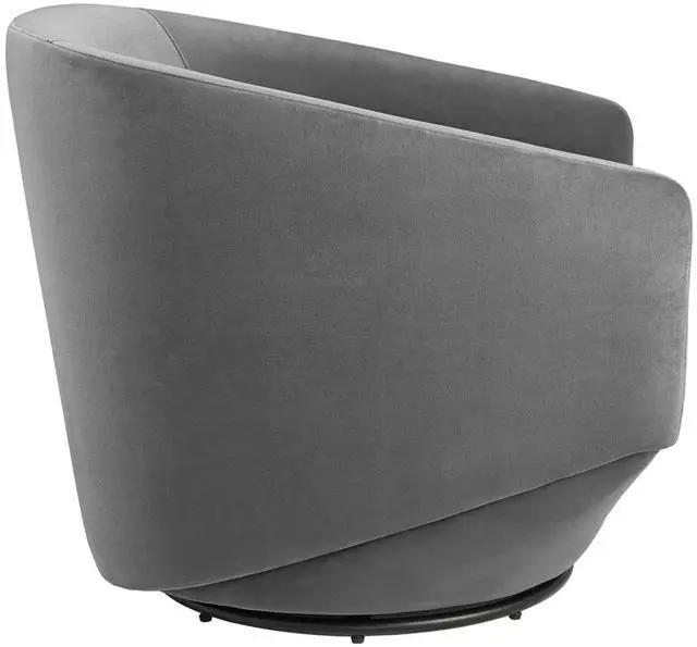 Alt view image 10 of 13 - Series Performance Velvet Fabric Swivel Chair