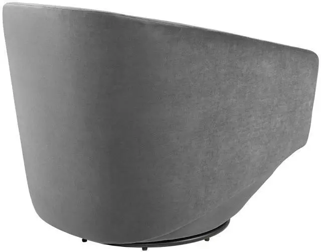 Alt view image 11 of 13 - Series Performance Velvet Fabric Swivel Chair