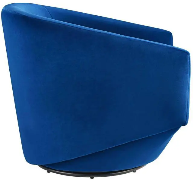 Alt view image 10 of 13 - Series Performance Velvet Fabric Swivel Chair