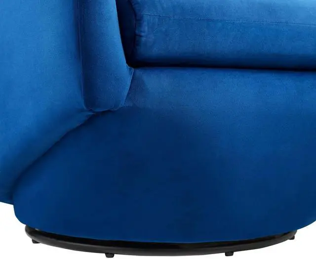 Alt view image 13 of 13 - Series Performance Velvet Fabric Swivel Chair