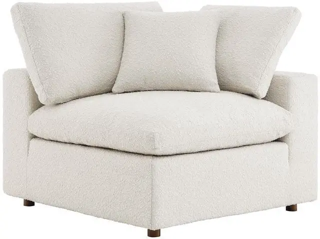 Main image of Commix Down Filled Overstuffed Boucle Fabric Corner Chair by Modway