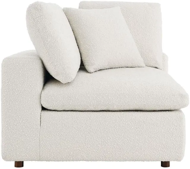 Alt view image 4 of 7 - Commix Down Filled Overstuffed Boucle Fabric Corner Chair by Modway