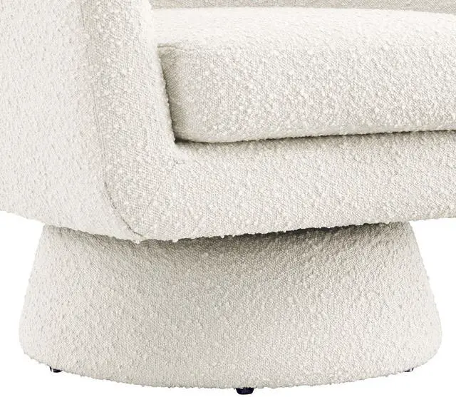 Alt view image 7 of 7 - Astral Boucle Fabric Swivel Chair by Modway