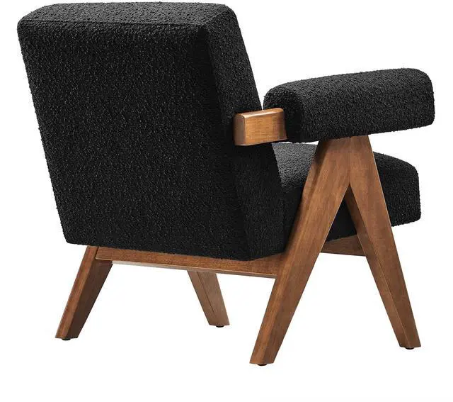 Alt view image 5 of 7 - Lyra Boucle Fabric Armchair by Modway