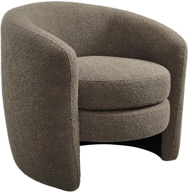 Main image of Affinity Upholstered Boucle Fabric Curved Back Armchair by Modway