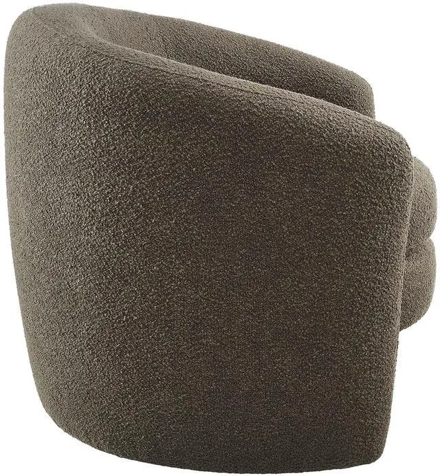 Alt view image 4 of 7 - Affinity Upholstered Boucle Fabric Curved Back Armchair by Modway