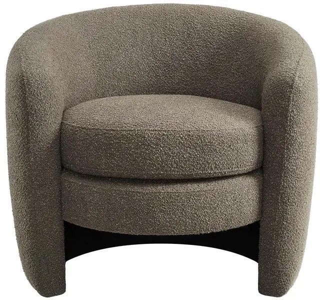 Alt view image 5 of 7 - Affinity Upholstered Boucle Fabric Curved Back Armchair by Modway