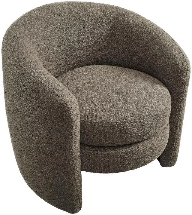 Alt view image 6 of 7 - Affinity Upholstered Boucle Fabric Curved Back Armchair by Modway