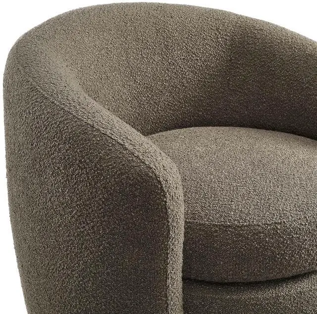 Alt view image 7 of 7 - Affinity Upholstered Boucle Fabric Curved Back Armchair by Modway