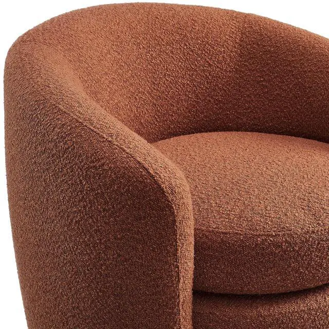 Alt view image 7 of 7 - Affinity Upholstered Boucle Fabric Curved Back Armchair by Modway